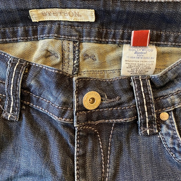 NWT Stetson Hollywood Bootcut Medium Wash Low-Rise Jeans SZ 12 - Picture 6 of 11